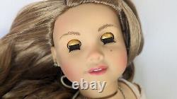 Custom American Girl Doll Isabel Hoffman Joss Mold Brown Hair Green Hazel Eyes