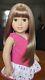 Custom American Girl Doll Rebecca Ruben Hazel Eyes Light Brown Wig Hair OOAK