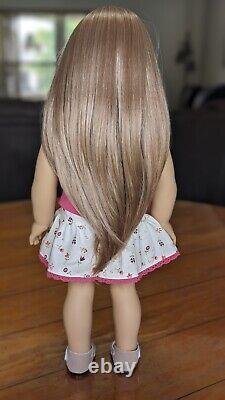 Custom American Girl Doll Rebecca Ruben Hazel Eyes Light Brown Wig Hair OOAK