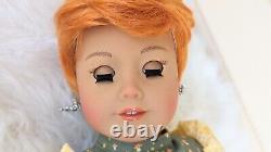 Custom American Girl Doll Truly Me 100 TM JLY Brown Eyes Red Pixie Hair Wig