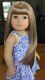 Custom American Girl Doll Truly Me 64 Jess Mold Blue Eyes Light Brown Wig Hair