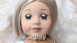 Custom American Girl Doll Truly Me 84 Jess Mold Felicity Green Eyes Blonde Wig