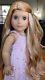 Custom American Girl Truly Me 121 Gray Eyes Light Red Hair Wig Joss Mold OOAK