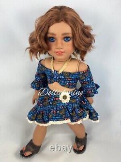 Custom American girl Doll MACY base doll Evette