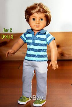 Custom BOY American Girl Doll OOAK Full Repaint Fletcher by Jack Dolls