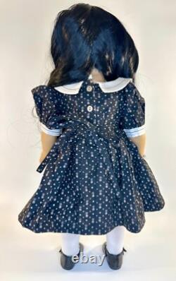 Custom OOAK American Girl Doll Long Beautiful Black Hair Custom Designer Dress