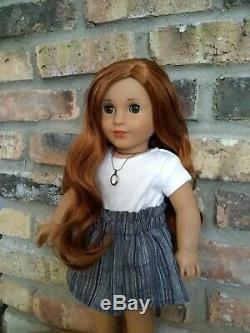 Custom OOAK American Girl Doll Marie Grace Red Hair Hazel Eyes Create Your Own
