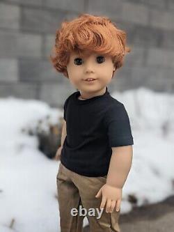 Darren Custom OOAK Boy American Girl Doll Red Hair Brown Eyes Brother Logan