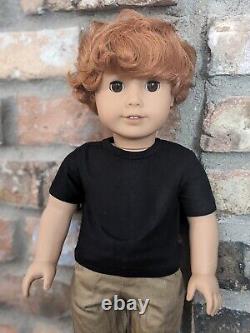 Darren Custom OOAK Boy American Girl Doll Red Hair Brown Eyes Brother Logan