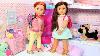 Doll Sisters Morning Routine For School And Get Ready With Wardrobe Dress Up Playtime
