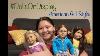 Dollsondisplay American Girl Dolls