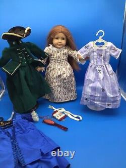 Early Pleasant Company Felicity Merriman Doll And 4 Outfits Included