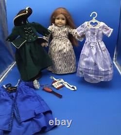 Early Pleasant Company Felicity Merriman Doll And 4 Outfits Included