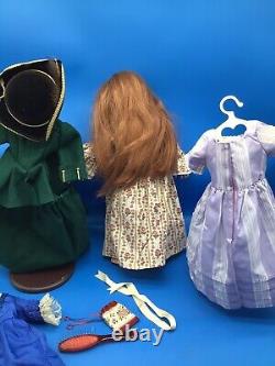 Early Pleasant Company Felicity Merriman Doll And 4 Outfits Included