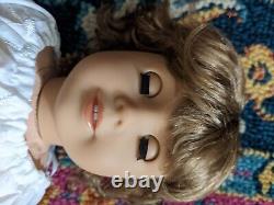 Edie Custom American Girl Doll OOAK Brown Wavy Hair Bangs Brown Eyes