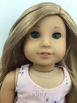 Ella Custom OOAK American Girl Doll Aquamarine Eyes Blonde Wavy Hair Jess Mold