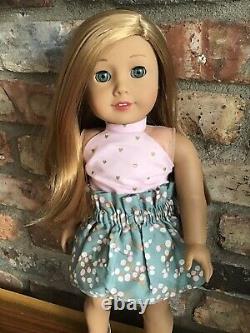 Emma Custom OOAK American Girl Doll Caroline Eyes Strawberry Blonde Red Hair