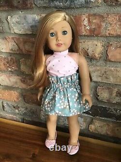 Emma Custom OOAK American Girl Doll Caroline Eyes Strawberry Blonde Red Hair