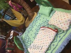 Entire Lot American Girl Collection Molly Samantha Julie Clothes Shoes Bed Swing