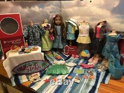 Fantastic Bundle Lot Euc American Girl 18 Kanani Akina, Over 8 Outfits & More