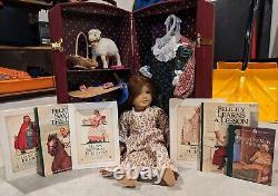 Felicity American Girl Doll RETIRED, 10 Outfits Steamer Trunk Posie Lamb 6 Books