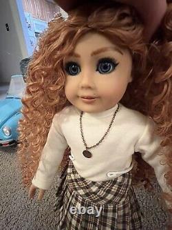 Fiona American Girl Doll Custom Red Hair Blue Eyes OOAK Felicity Mold