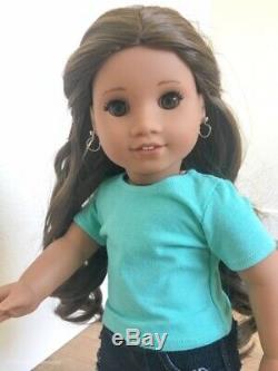 Gorgeous OOAK Custom American Girl Doll Med Skin Brwn Hair Lt Eyes DOLL RETIRED