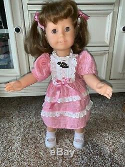 Gotz Puppe Modell 18 Doll All Vinyl W. Germany Tagged Outfit Pre American Girl