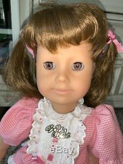 Gotz Puppe Modell 18 Doll All Vinyl W. Germany Tagged Outfit Pre American Girl