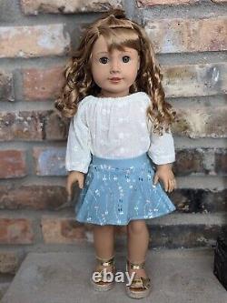 Gracelyn Custom American Girl Doll Strawberry Blonde Hair Light Hazel Eyes