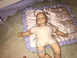 HTF Bitty Baby Lot Crib Doll High Chair Clothes Diaper