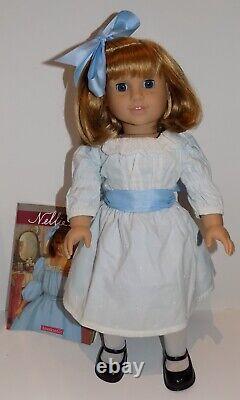 HTF Pleasant Company Nellie American Girl Doll 18 w Meet Outfit EUC