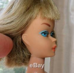HTF Spectacular Vintage Long Hair Silver Blonde American Girl Barbie Doll