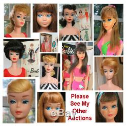 HTF Spectacular Vintage Long Hair Silver Blonde American Girl Barbie Doll