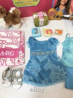 HUGE American Girl Kanani LOT Doll, Seal, Dog, Shaved Ice Stand, Paddle Board +