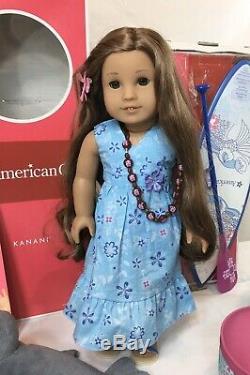 HUGE American Girl Kanani LOT Doll, Seal, Dog, Shaved Ice Stand, Paddle Board +