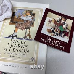 HUGE LOT Pleasant Co American Girl Molly McIntire MEET CHRISTMAS SCHOOL READ