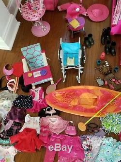 Huge American Girl Lot 2 Dolls, Wardrobe, Outfits And Accesories