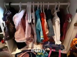 Huge Lot American Girl Clothing Shoes Accessories Armoire Our Generation Doll