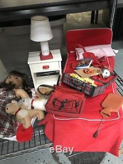 Huge Lot American Girl Molly Emily Outfits Dolls Furniture