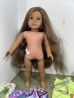 Huge Lot Kanani American Girl Doll Meet Outfit-Shoes Other Clothes Shoes Floral