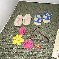Huge Lot Kanani American Girl Doll Meet Outfit-Shoes Other Clothes Shoes Floral
