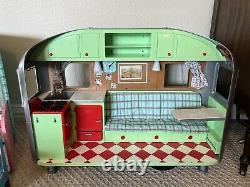 Huge Lot Maryellen American Girl Doll Refrigerator RV Trailer Bed Seaside Diner