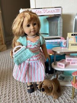 Huge Lot Maryellen American Girl Doll Refrigerator RV Trailer Bed Seaside Diner