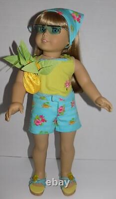 JLY TM #3 Pleasant Co American Girl GT Doll Blonde Blue Eyes w Tropical Breezes