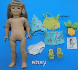 JLY TM #3 Pleasant Co American Girl GT Doll Blonde Blue Eyes w Tropical Breezes
