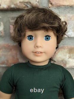 Jon Custom OOAK Boy American Girl Doll Brown Hair Blue Eyes Brother Logan