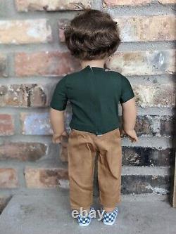 Jon Custom OOAK Boy American Girl Doll Brown Hair Blue Eyes Brother Logan