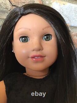Julia Custom OOAK American Girl Doll Hazel Eyes Brown Hair Josefina Freckles