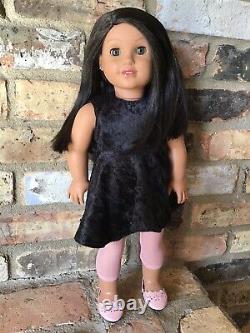 Julia Custom OOAK American Girl Doll Hazel Eyes Brown Hair Josefina Freckles